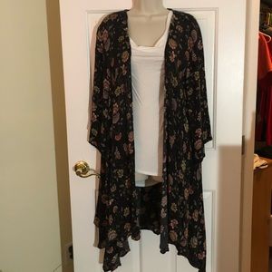 Mossimo Supply Co. Floral Open Oversized Tunic S/M